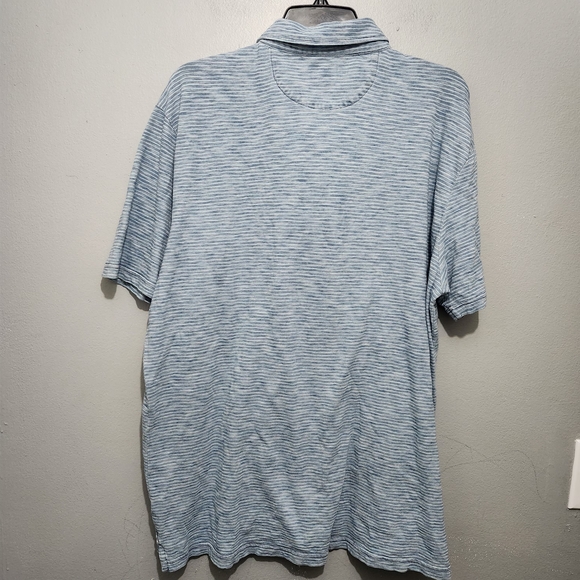 Faherty Light Blue Polo Shirt Size XL - Picture 5 of 6